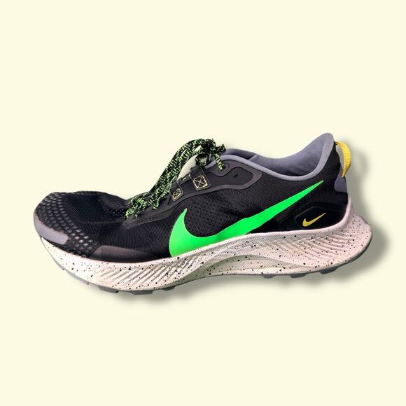 Nike Pegasus Trail 3‎ Black Green Strike - Men’s Size 11.5 Running Shoe main image 9